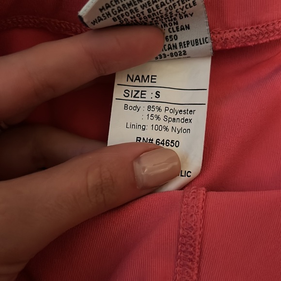 pink varsity spandex - Picture 4 of 4